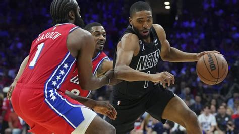 Mikal Bridges shrugs off 30-point performance in Game 1 loss to 76ers: ‘None of that s–t matters when you lose’