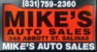Mikes Auto Sales. 348 Abbott St Salinas, CA 93901-4310. 1; Business Profile for Mikes Auto Sales. New Car Dealers. At-a-glance. Contact Information. 348 Abbott St. Salinas, CA 93901-4310. Get ... . 