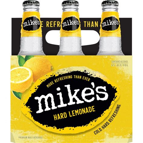 Mike's is poised for a new era of growth." Chicago-based Mike's Hard Lemonade introduced mike's hard lemonade in 1999. Mike's core product line is comprised of premium malt beverages including mike's hard lemonade, mike's Harder lemonade, mike's Harder Punch, mike's classic margarita and mike's On The Rocks. Members help make our journalism .... 