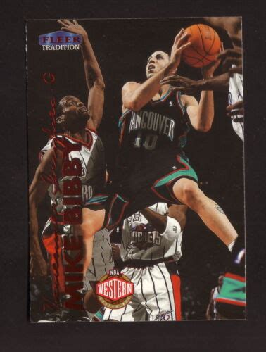 Mike Bibby--Vancouver Grizzlies--1999-00 Fleer Tradition ... - eBay