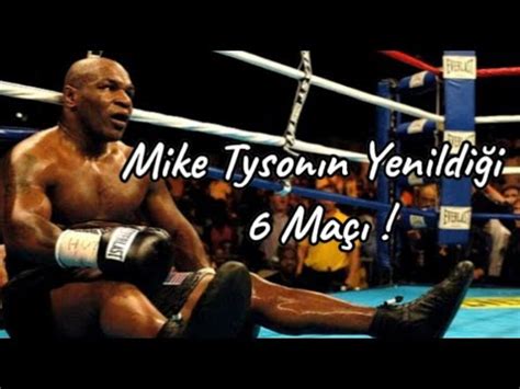 Mike Tyson'ın Mağlup Olduğu 6 Maçın Kesitleri - YouTube Mike Tyson'ın Mağlup Olduğu 6 Maçın Kesitleri Mustafa Sezer Karataş 269K subscribers 6.