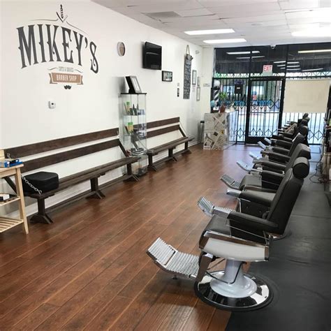  7 reviews and 6 photos of MICKEY'S BARBER SHOP "Amazing experience. Mickey's Barbershop is the place to visit. He's on the floor 9 hours a day and get this... both his legs are not present due to his fathers honorable service in the Vietnam War and exposure to Agent Orange. . 