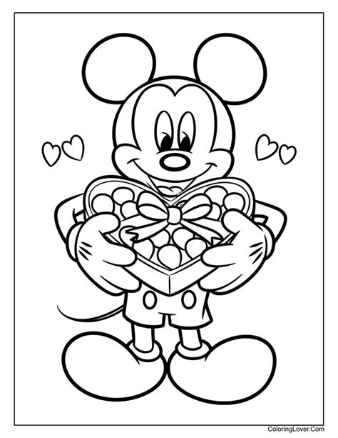 Mikey Mouse Coloring Page