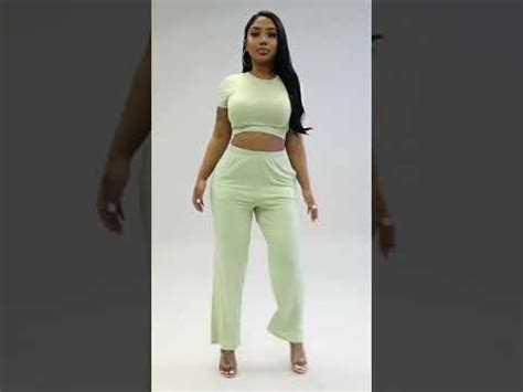 Miki Crop Top + Pant Set - YouTube