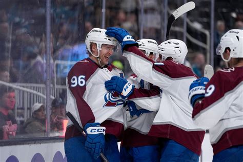 Mikko Rantanen’s hat trick completes Avalanche’s first 50-goal season in 20 years, as Avs beat Sharks