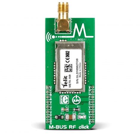 MikroElektronika/Click_MBUS_RF_ME70169: M-BUS RF click.