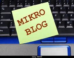 Mikroblog nedir
