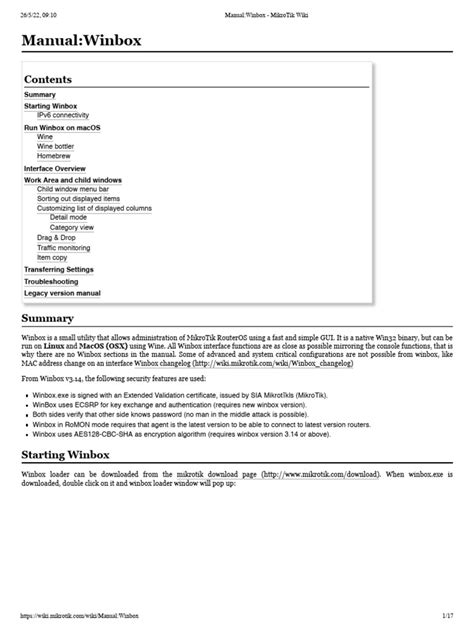 Mikrotik winbox manual pdf.  Winbox is a utility that allows administration ...