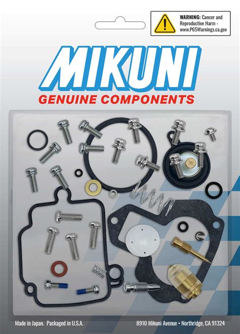 Mikuni bst31ss rebuild kit.  Genuine Mikuni OEM Carburetor Rebuild Kit ...