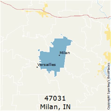 Milan, Indiana ZIP Codes