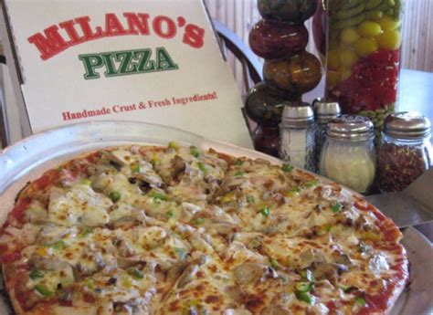 Milano's Pizza is a neighborhood favorite. Quick delivery and exclusive offers – satisfy your cravings and order now! Milano's Pizza - 128 W Liberty Ave, Covington, TN 38019 - Menu, Hours, & Phone Number - Order Delivery or Pickup - Slice. 
