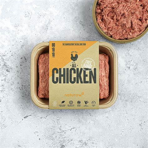 Mild Free Range Chicken Raw Dog Food Naturaw