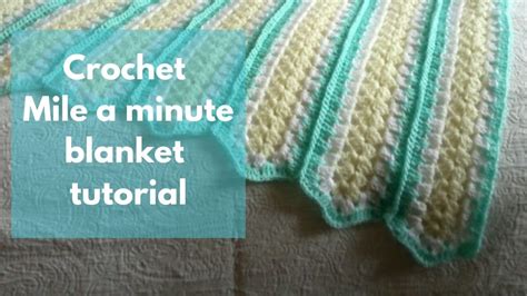 Mile a Minute Crochet Tutorial crochettutorials crochet 
