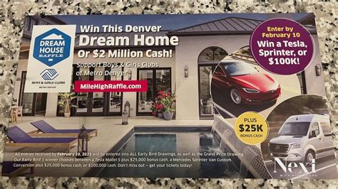 Mile high raffle. The Boys and Girls Club of Metro Denver has never given away a home as part of the Mile High Raffle. 