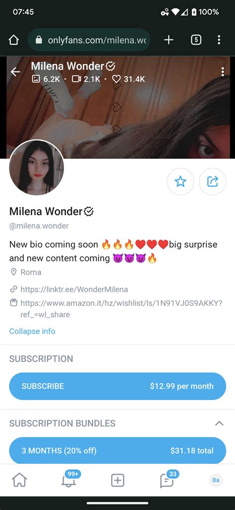 Milena Wonder Onlyfans Leak
