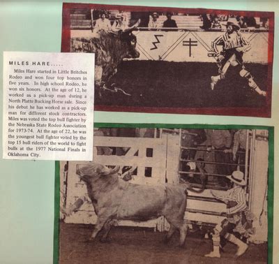 Miles hare rodeo clown