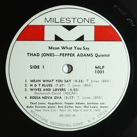 Milestone LondonJazzCollector