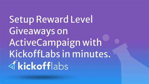 Milestone Reward Giveaway KickoffLabs