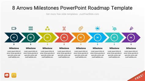 Milestone Roadmap PowerPoint Template and Keynote Slide Milestone
