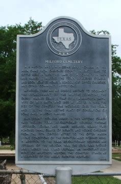 Milford Cemetery in Milford, Texas - Find a Grave Cemetery