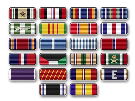 Military Ribbons Decals - Etsy