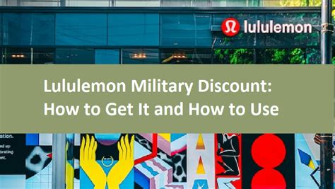 Lululemon offers a 15% discount to all U.S. mil