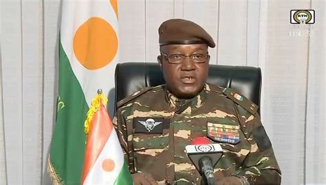 Military names general as head of state in Niger