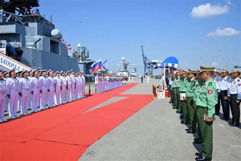 Military-ruled Myanmar hosts joint naval exercise with Russia, its close ally and top arms supplier