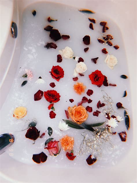 Milk Bath With Flowers Photos and Premium High Res Pictures