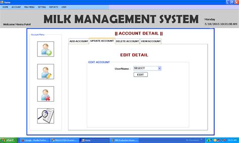 Milk Management System windows application in C# .Net