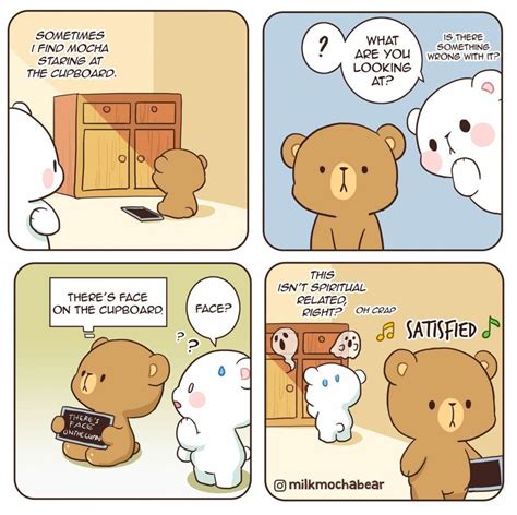 This comic has Milk and Mocha playing a version of Squid Game, albeit Lighter and Softer with elimination being a sticky dart rather than death. This comic depicts the duo playing Among Us. This comic has Milk and Mocha playing a version of Squid Game, albeit Lighter and Softer with elimination .... 