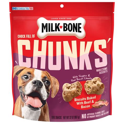 This item: Milk-Bone Gravy Bones Dog Treats with 4 Savory Meat Flavors Coated in Gravy, 7 Pound. $1498 ($2.14/lb) +. Milk-Bone Original Dog Treats for Large Dogs, 10 Pound, Crunchy Biscuit Helps Clean Teeth. $1498 ($1.50/lb)