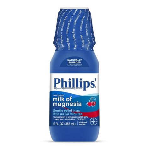 Milk of magnesia target. Find patient medical information for Phillips Milk of Magnesia oral on WebMD including its uses, side effects and safety, interactions, pictures, warnings and user ratings. 