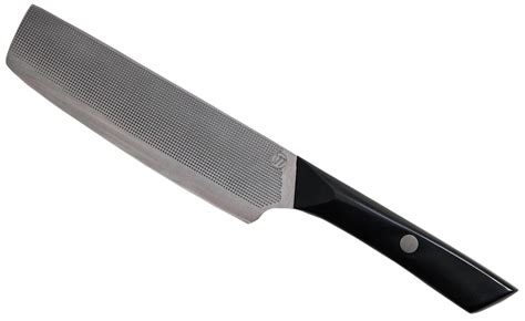 Milk street nakiri knife. May 22, 2023 · Milk Street’s ergonomic polymer handle is designed to feel comfortable and secure in any hand so a marathon chop for vegetable stew flies by. Weighing only 6 ounces, the Nakiri knife is ... 