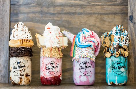 Milkshake places. Nutella Banana. Cookie Monster. Make a Wish. Caramel Sugar Daddy Cheesecake. The milkshake is an American dessert icon, so it's only logical that Vegas would feature some of the most creative and playful milkshakes in the country. Here are the restaurants with the best milkshakes in Las Vegas: Holsteins Shakes and Burgers A … 