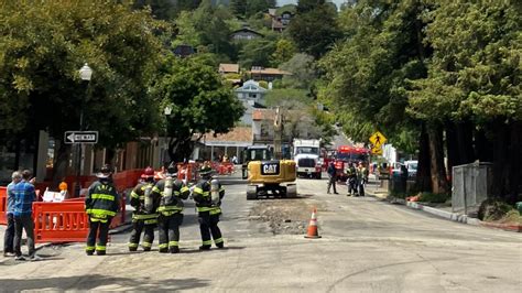 Mill Valley gas line break prompts shelter-in-place orders downtown