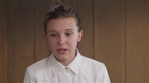 21 Nude videos. 2 Fakes. 7. Millie Bobby Brown is a British actress and model. She was born on February 19, 2004 in Marbella. Brown is best known for her role as Eleven in the Netflix sci-fi drama series Stranger Things. Millie Bobby Brown has more than 57 million follower on Instagram and is probably the future super star of Hollywood.