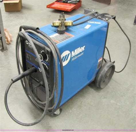 The Millermatic 185 is capable of welding with 