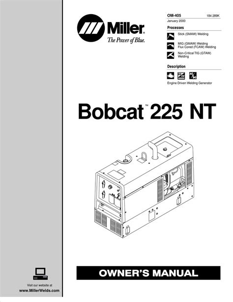 Miller bobcat 225 nt onan parts manual. - Ein weg zum bewussten sein - meine neue realität.