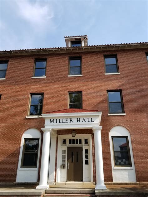 Miller hall address. 1. 2104 House (RUS) 2. 4328 Brooklyn Ave NE (Building A) 3. 8 at McMahon Restaurants, McMahon. 4. Admissions. 5. 