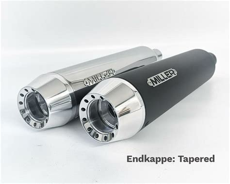 *2 WEEKS EXTRA TRANSIT TIME* Miller, Nevada 2-1 slip-on muffler. Euro 3. Polished *This item is subject to an additional 2 weeks transit time. When you include additional items in your order, these can be shipped separately in advance, you just have to leave a note in “comments” to this effect. . 