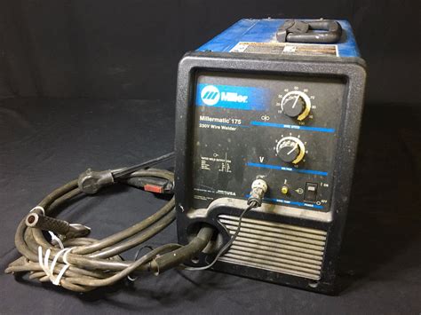 Miller Millermatic 175 Wire Welder, 230V, NOTE: The Shield Gas Cylinder Is Included. Disclaimer This Item was not Functionally Tested and no guarantees on condition or operability are made by BigIron. It is the bidder's responsibility to inspect the item, prior to bidding, and make their own assessment as to the item's condition and .... 