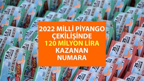 Milli piyango bileti 2022 sonuçları