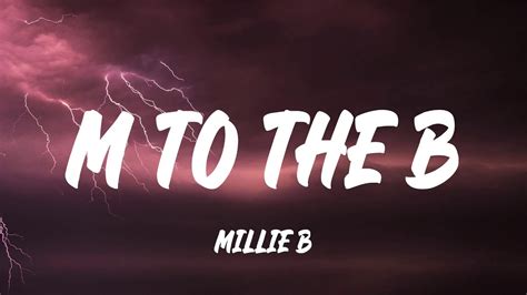 The acapella and instrumental for M to the B is in the key of B♭ Minor, has a tempo of 140 bpm, and is 2 minutes and 17 seconds long. This production is musically considered danceable. The vocals and instrumental were recorded by Millie B, and released 3 years ago on Friday 18th of September 2020. The lyrics of M to the B aren't explicit.. 