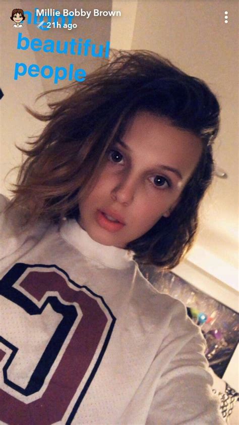 Millie bobby brown snapchat. Things To Know About Millie bobby brown snapchat. 