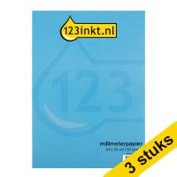 Millimeterpapier Papier en etiketten Aanbieding: 3x 123inkt ...