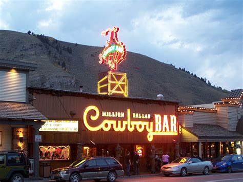 Million dollar cowboy bar jackson wy. https://plus.google.com/+ChristinaPfeiffer channels her inner cowgirl at the Million Dollar Cowboy Bar in Jackson Wyoming, USA. This fun historic bar has ba... 