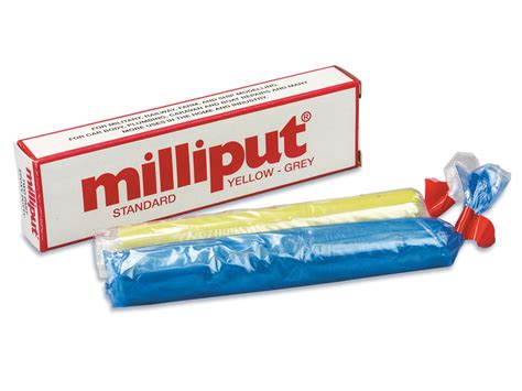 Milliput - Plumbers Putty - Porcelain Repair Kit - Superfine White Epoxy  Putty 2 Pack with Gloves - Fiberglass Bathtub Chip and Ceramic Tile Repair