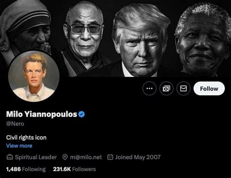 Milo yiannopoulos: twitter