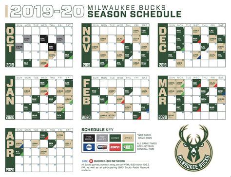 Milwaukee Bucks Schedule NBA.com